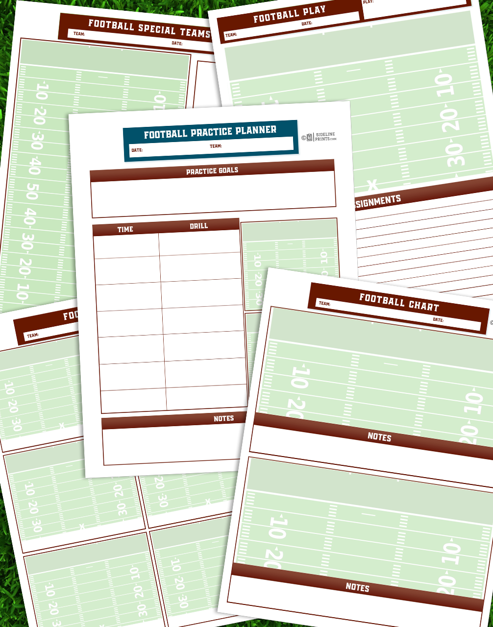 Football Template Bundle