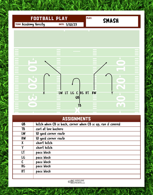 Play Chart Template