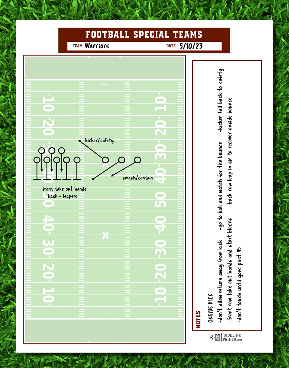 Special Teams Template
