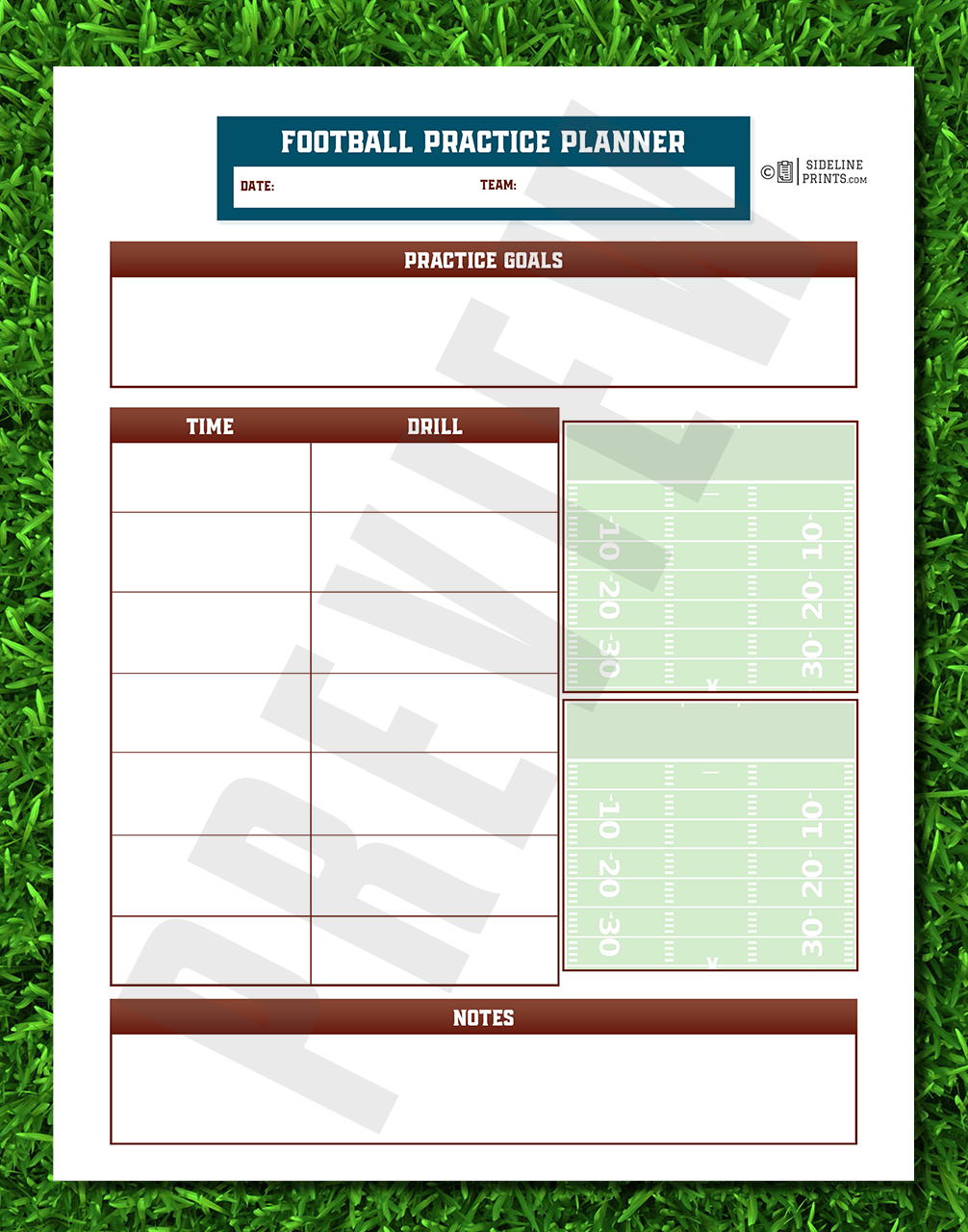 Practice Planner Template