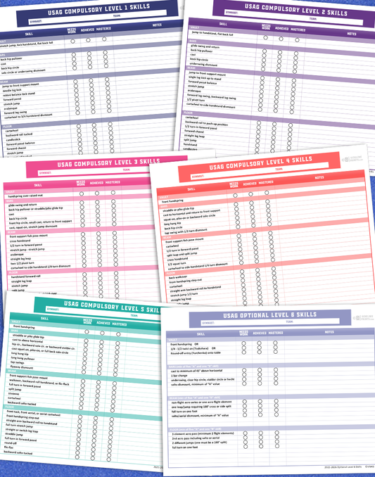Gymnastics Template Bundle