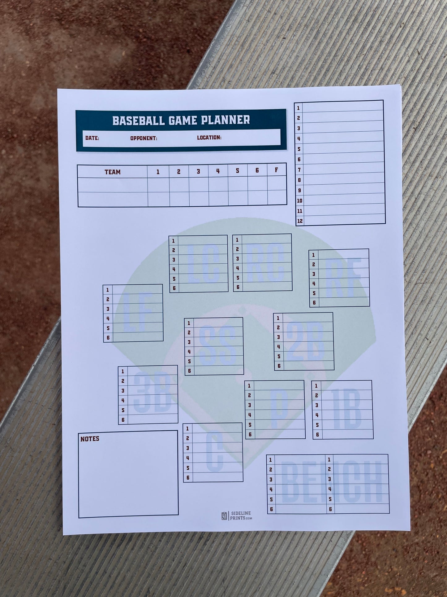 Game Planner Notepad