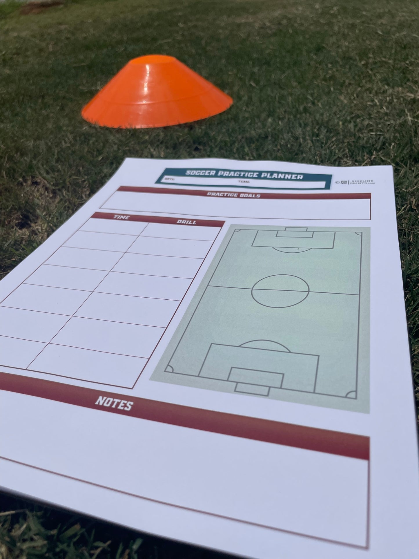 Practice Planner Notepad