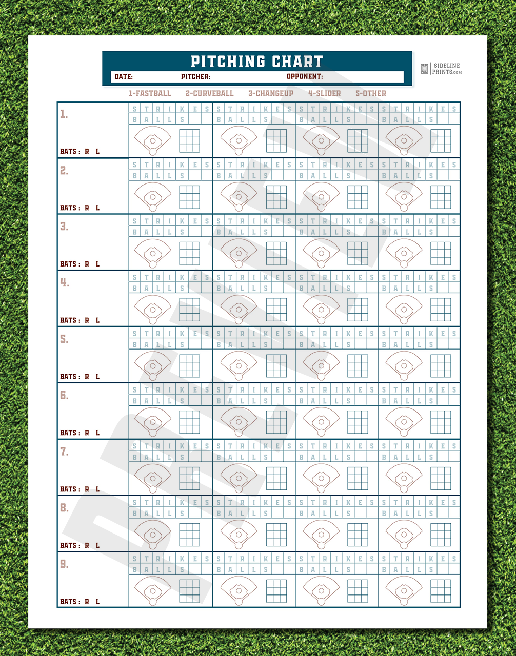 Pitching Chart Template