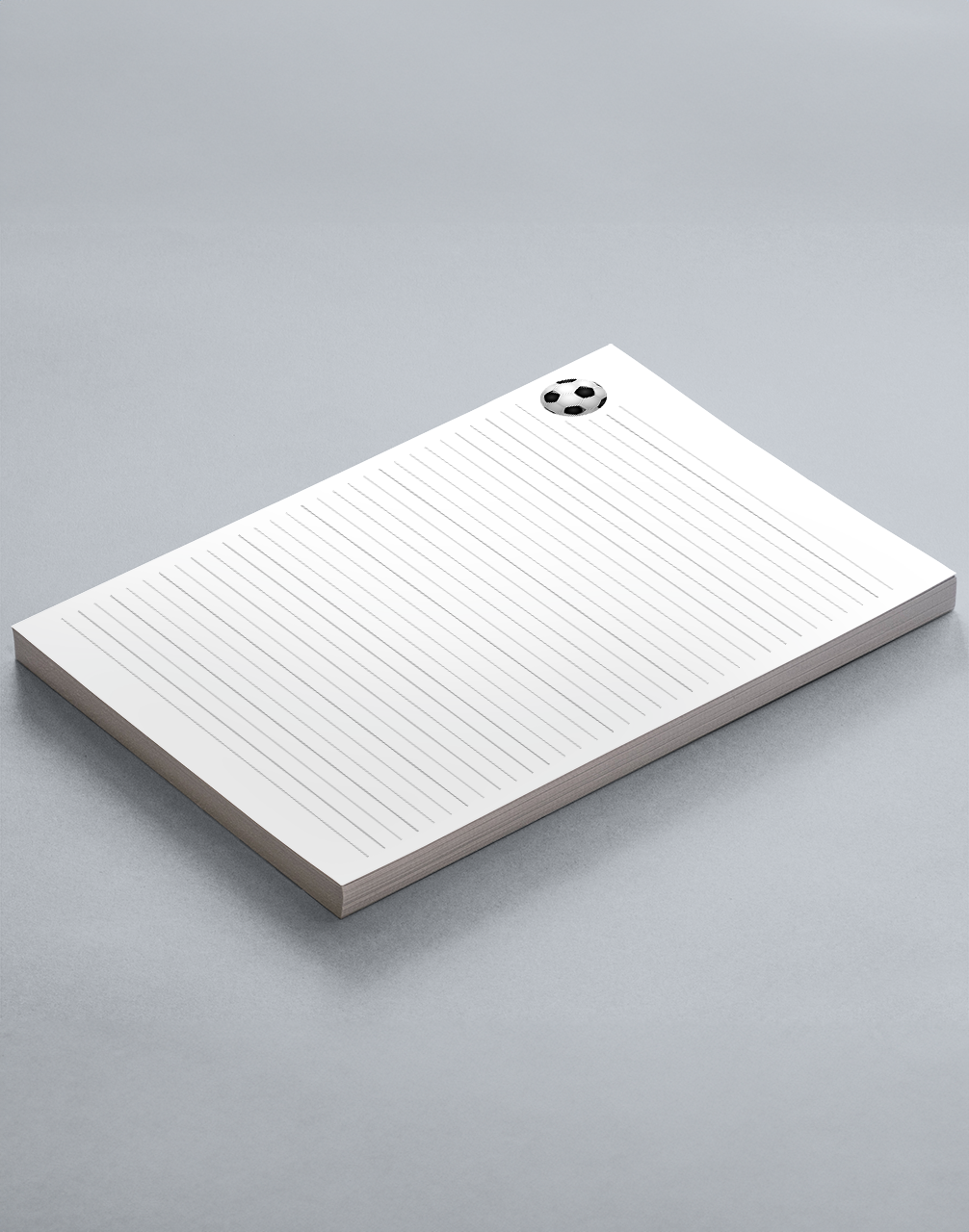 Soccer Lined Notepad