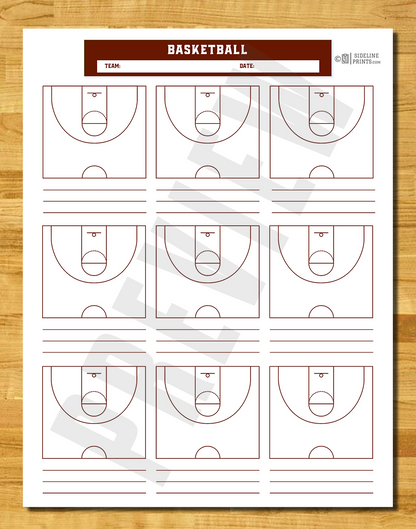 Basketball Template Bundle