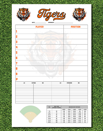 Custom Dugout Notepad