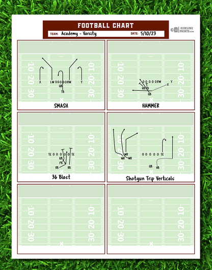 Play Chart x6 Notepad