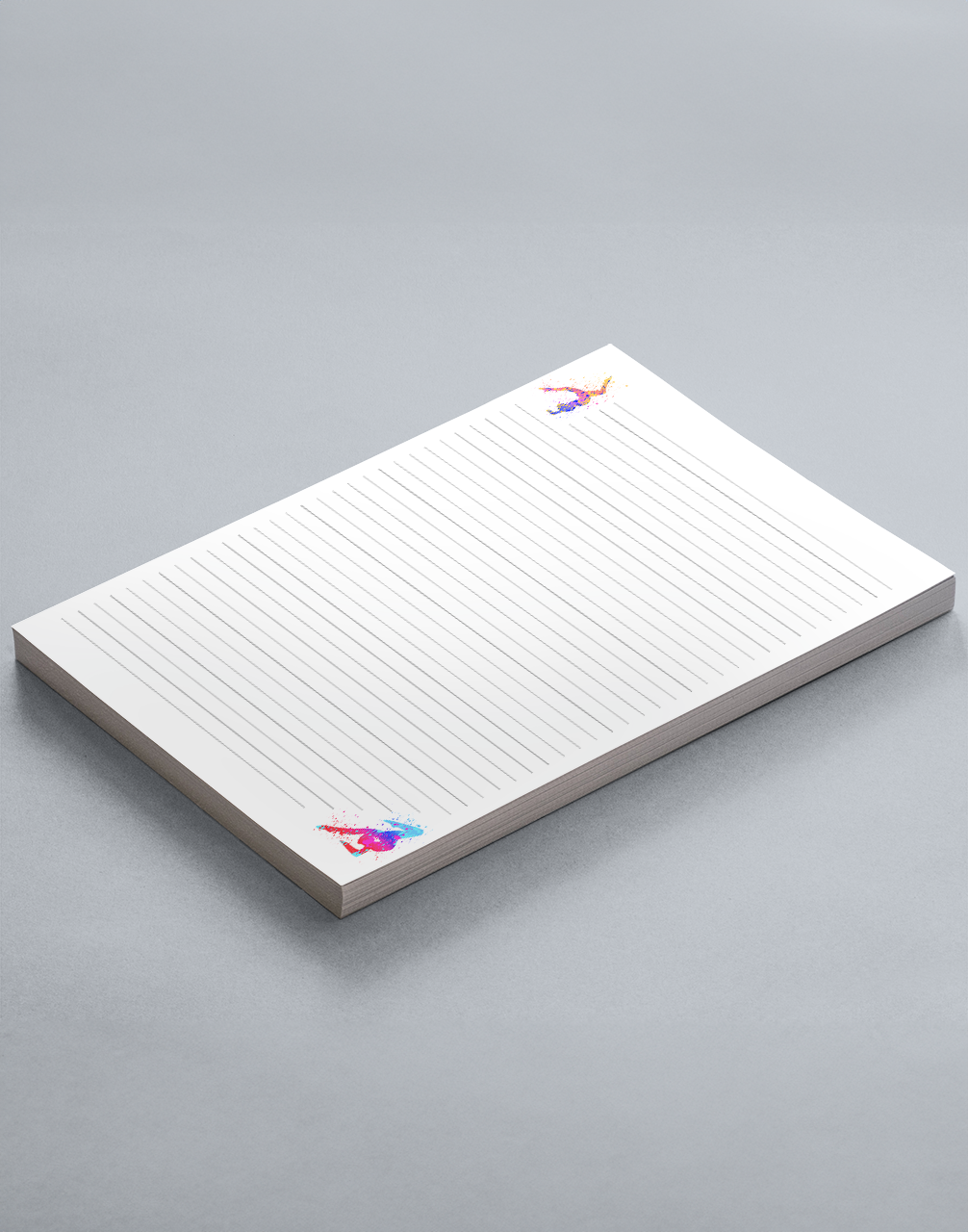 Gymnastics Lined Notepad