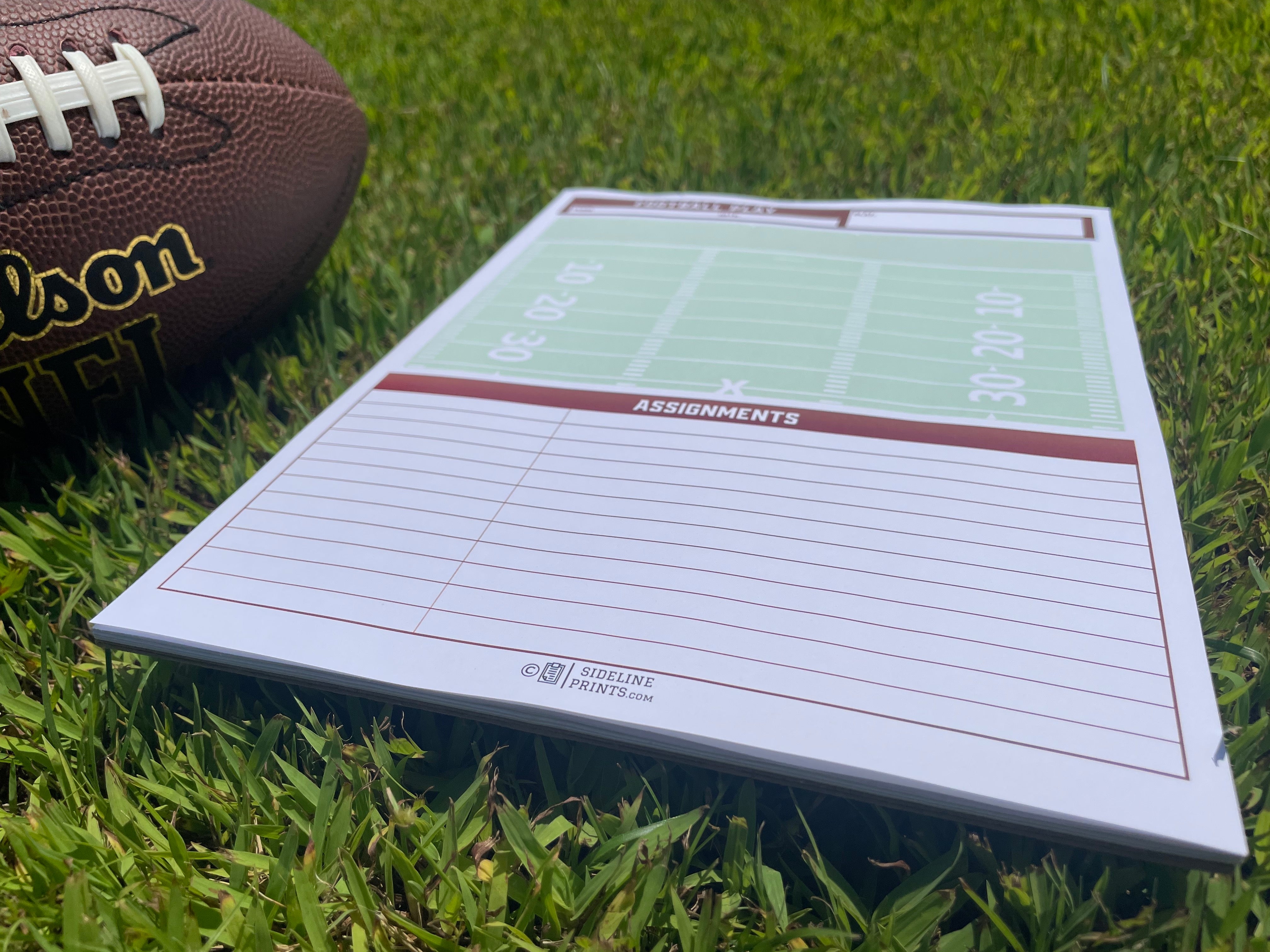 Play Chart Template – Sideline Prints