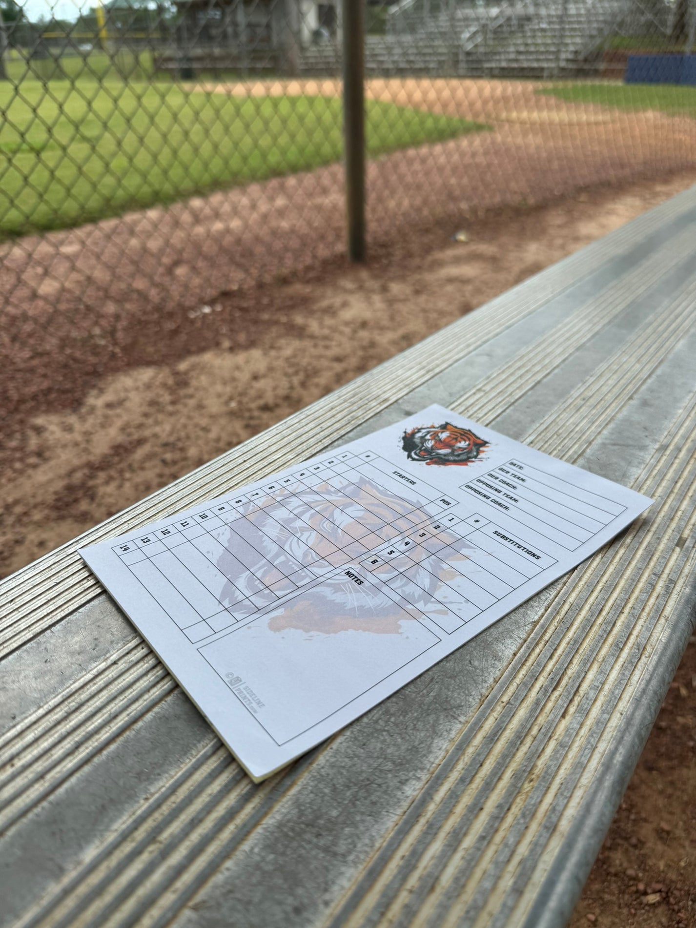 Custom Lineup Cards Sideline Prints Custom Lineup Cards Sideline Prints