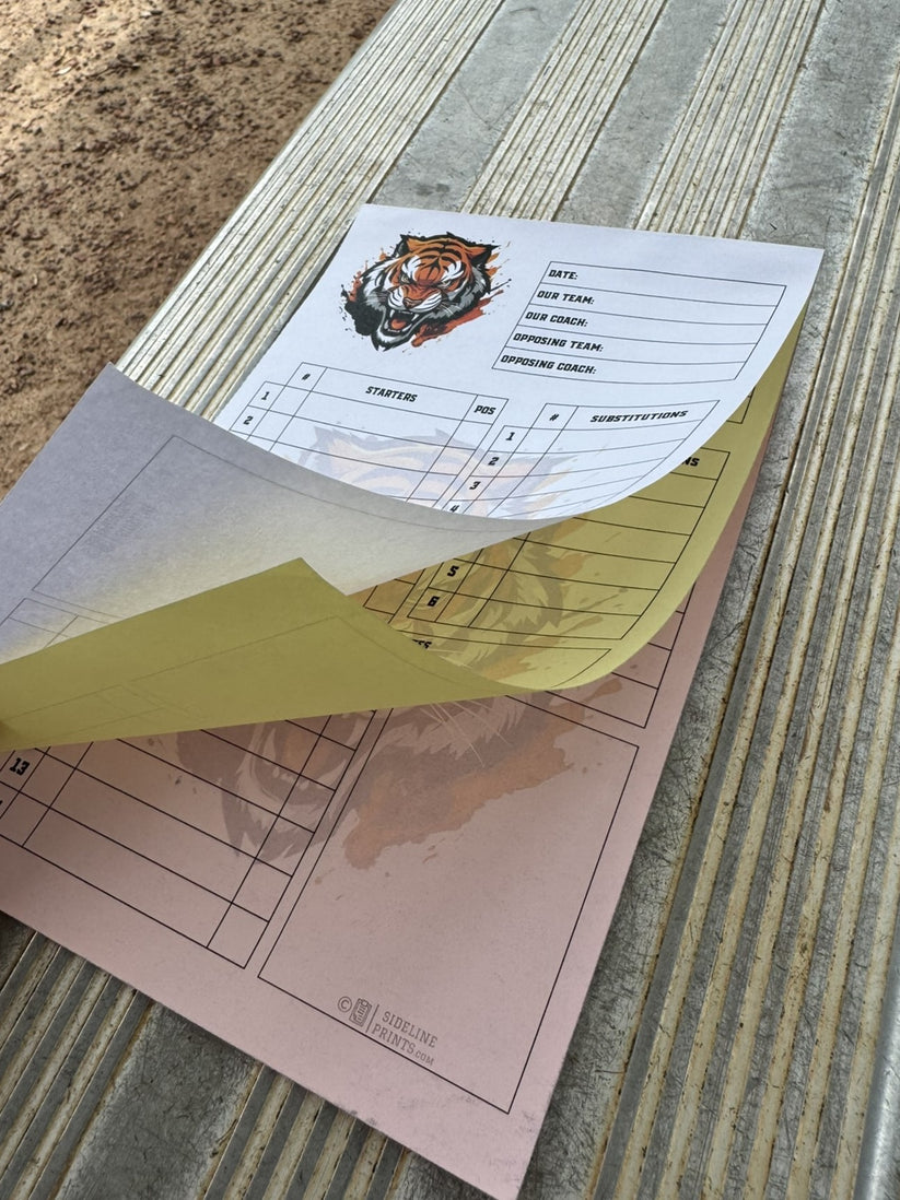 Custom Lineup Cards Sideline Prints Custom Lineup Cards Sideline Prints