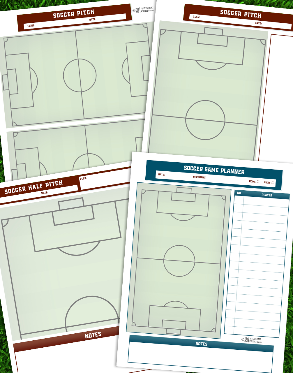 Soccer Template Bundle – Sideline Prints