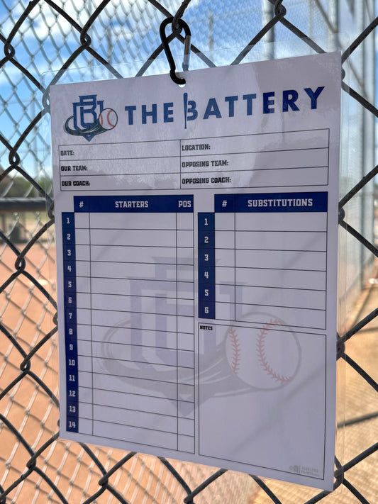 Custom Laminated Dugout Card